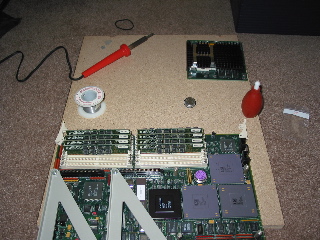 tools and motherboard